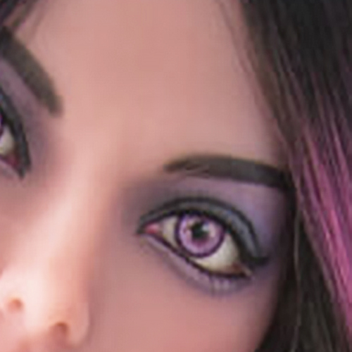 Implanted eyebrows & eyelashes